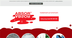 Desktop Screenshot of absor.fi